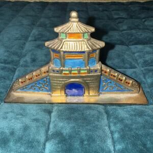 Asian Pagoda Vintage Souvenir Building Replica China